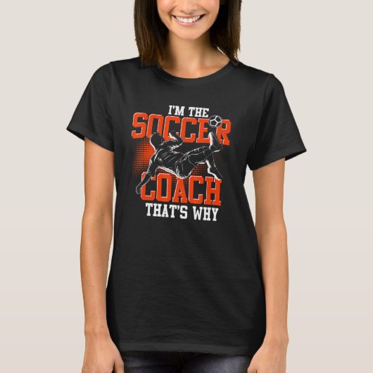 Voetbal coach Sport Trainer Atleet Trainingscoach T-shirt (Voorkant)