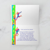 Voetbal coach Ster Dank je wel Bedankkaart (Binnen)