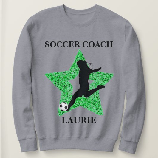 Voetbal coach Sweatshirt (Design voorkant)