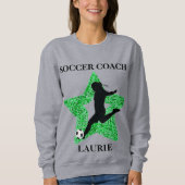 Voetbal coach Sweatshirt (Voorkant)