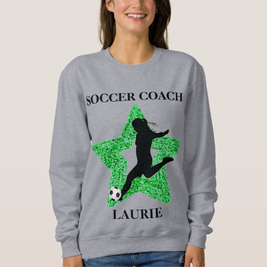 Voetbal coach Sweatshirt (Voorkant)