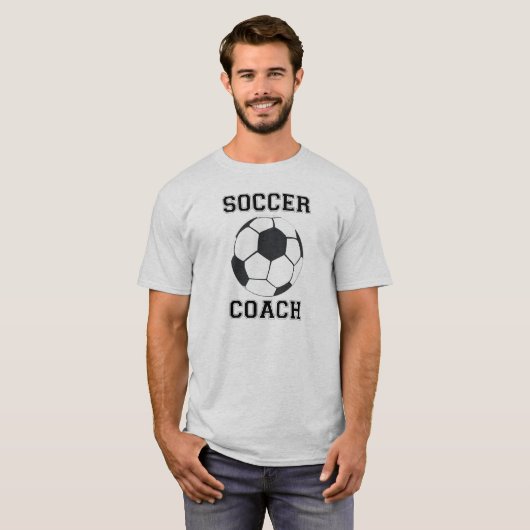 voetbal coach t-shirt (Voorkant volledig)