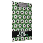 Voetbal coach, team of ventilator klembord (Rechts)