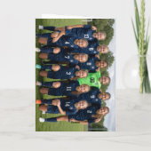 Voetbal Coach Teamfoto Bedankt (Achterkant)