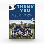 Voetbal Coach Teamfoto Fotoblokken (Voorkant)