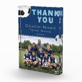 Voetbal Coach Teamfoto Fotoblokken (Rechts)