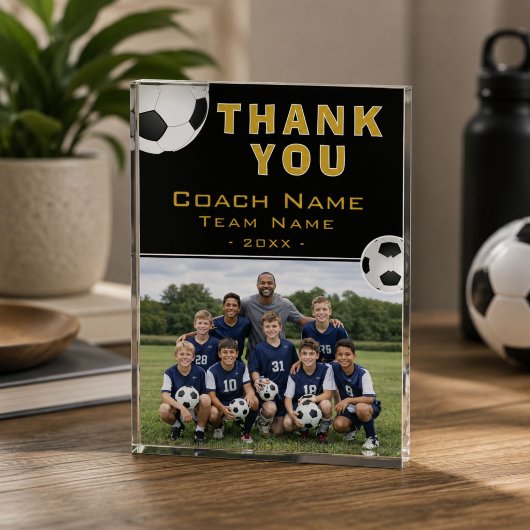 Voetbal Coach Teamfoto Fotoblokken