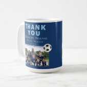 Voetbal Coach Teamfoto Koffiemok (Voorkant links)