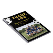 Voetbal Coach Teamfoto Notitieboek (Rechterzijde)