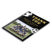 Voetbal Coach Teamfoto Notitieboek (Linkerzijde)