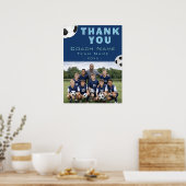 Voetbal Coach Teamfoto Poster (Keuken)