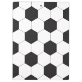 Voetbal coach terug naar school klembord (Achterkant)