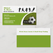 Voetbal coach Trainer | Sport Giften Visitekaartje (Voorkant / Achterkant)