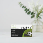 Voetbal coach Trainer | Sport Giften Visitekaartje (Staand voorkant)