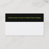 Voetbal coach Trainer | Sport Giften Visitekaartje (Achterkant)