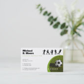 Voetbal coach Trainer | Sport Giften Visitekaartje (Staand voorkant)