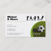Voetbal coach Trainer | Sport Giften Visitekaartje (Voorkant)