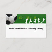 Voetbal coach Trainer | Sport Giften Visitekaartje (Achterkant)