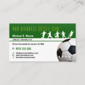 Voetbal coach Trainer | Sport Giften Visitekaartje (Voorkant)