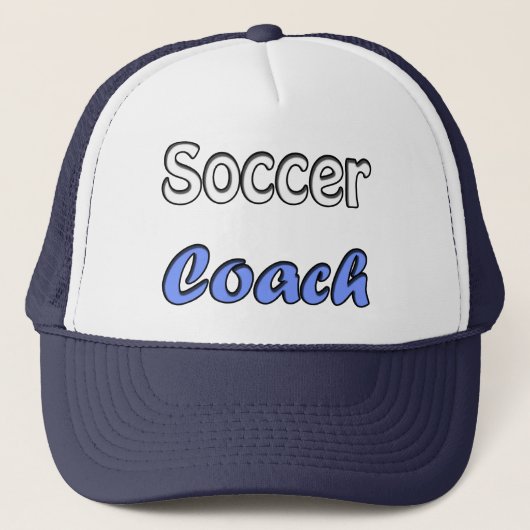 Voetbal coach trucker pet (Voorkant)