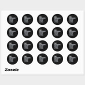 Voetbal Coach Vader Ronde Sticker (Vel)