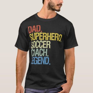 Voetbal coach vader t-shirt