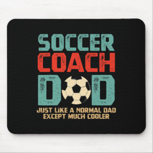 Voetbal Coach Vader Vaderdag Cadeau Muismat