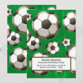 Voetbal coach Verrassingsverjaardagsfeestje Kaart (Voorkant / Achterkant)