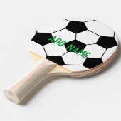 Voetbal coach - Vette moderne tekening Tafeltennisbatje (Voorkant Gekanteld)