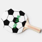 Voetbal coach - Vette moderne tekening Tafeltennisbatje (Zijkant)