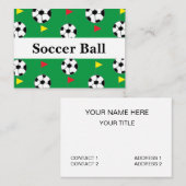Voetbal Coach Visitekaartje (Voorkant / Achterkant)