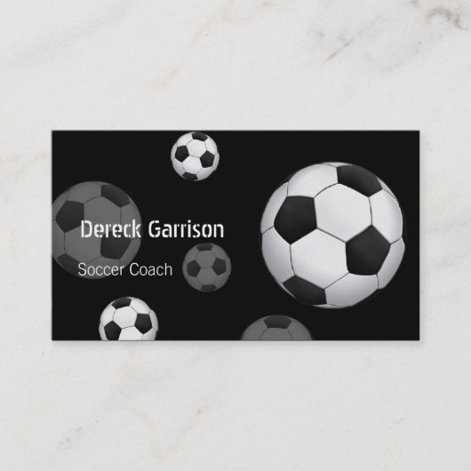 voetbal coach Visitekaartje (Voorkant)