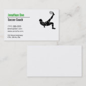 Voetbal coach visitekaartje (Voorkant / Achterkant)