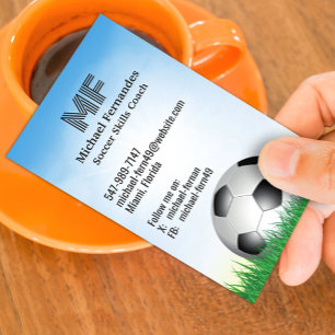 Voetbal Coach Visitekaartje
