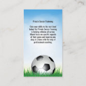 Voetbal Coach Visitekaartje (Achterkant)