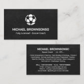 Voetbal coach visitekaartje (Voorkant / Achterkant)