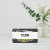 Voetbal coach visitekaartje (Staand voorkant)