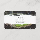 Voetbal coach visitekaartje (Achterkant)