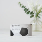 voetbal coach Visitekaartjes (Staand voorkant)