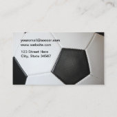 voetbal coach Visitekaartjes (Achterkant)