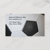 voetbal coach Visitekaartjes (Achterkant)