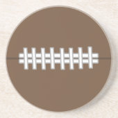 Voetbal Coaster Zandsteen Onderzetter (Voorkant)