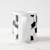 Voetbal collage grote koffiekop (Achterkant)