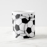 Voetbal collage grote koffiekop<br><div class="desc">Voetbal collage</div>