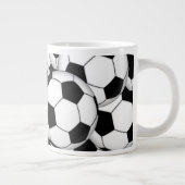 Voetbal collage grote koffiekop (Rechts)