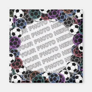 voetbal Collage Photo Magnet