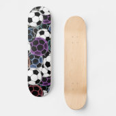 voetbal Collage Skateboard (Voorkant)