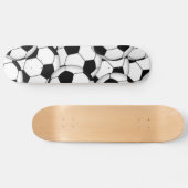 Voetbal collage skateboard (Horizontaal)