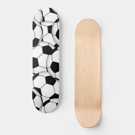 Voetbal collage skateboard (Voorkant)