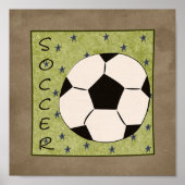 Voetbal (Collectie porty) Poster (Voorkant)